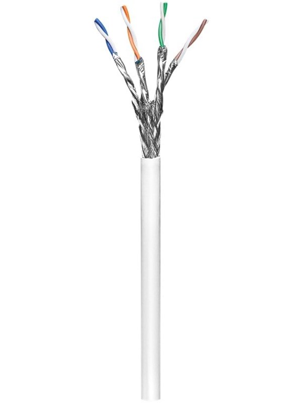 Pro CAT 6 S/FTP (PiMF) - Hvit - 100m