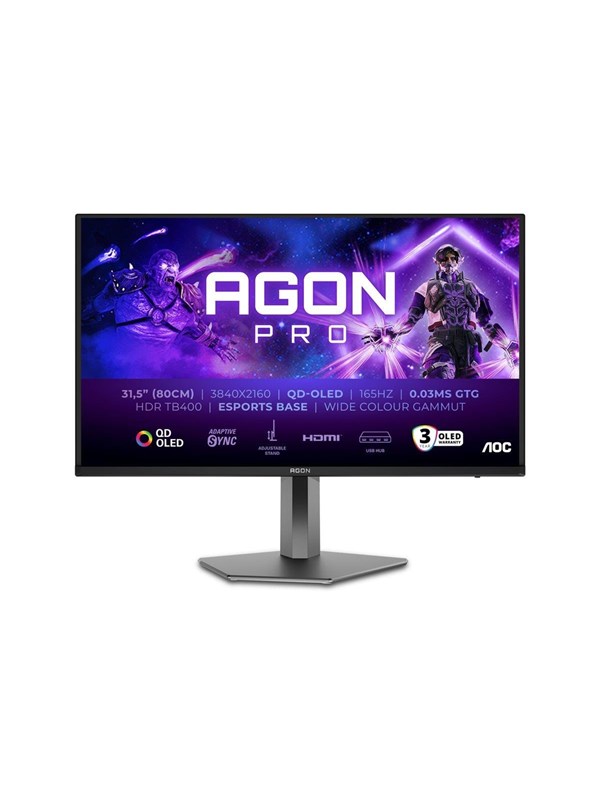 32" AOC AGON PRO AG326UD - 3840x2160 (4K) - 165Hz - QD-OLED