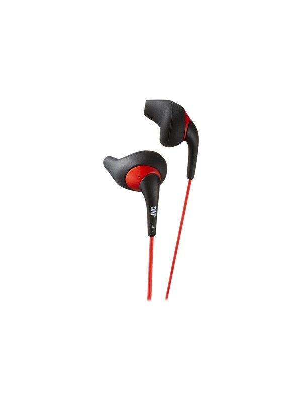 JVC In Ear Gumy Sport Headphones - Black/Red