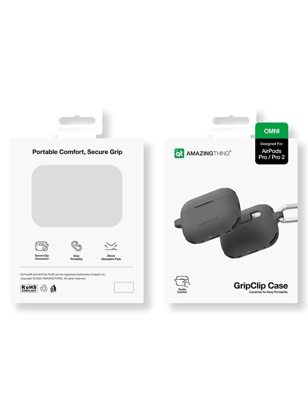 AmazingThing Omni Case for AirPods Pro 2 - Black