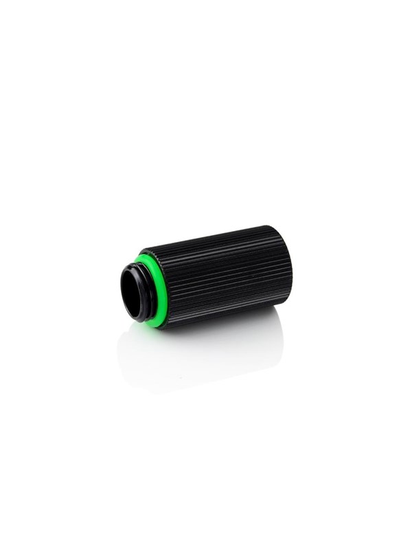 Bitspower G1/4" IG1/4" Extender Fitting - 30MM (Glorious Black) (2 PCS )