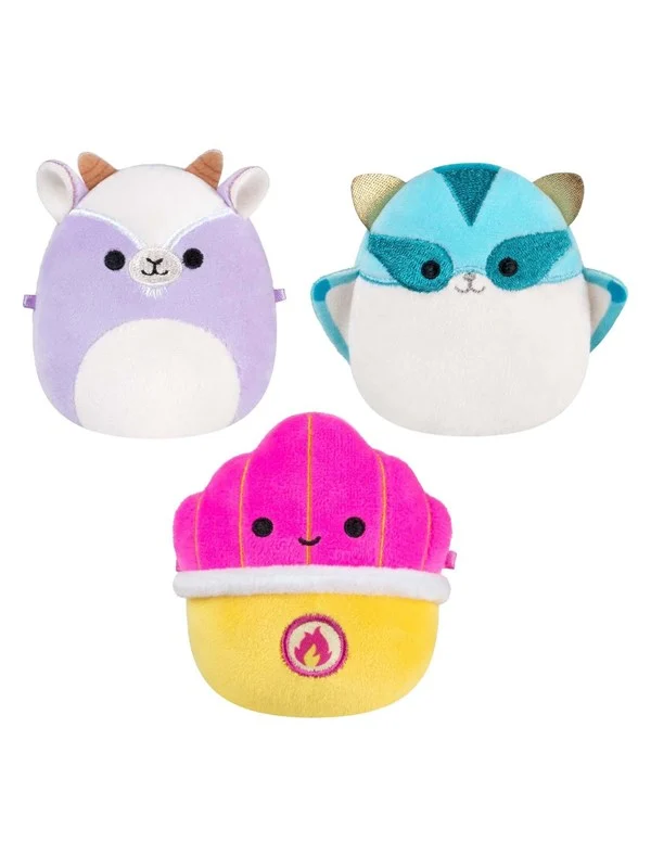 Jazwares Squishmallows Plush Toy - Micromallows Tia Mariska Louden - 3 pcs