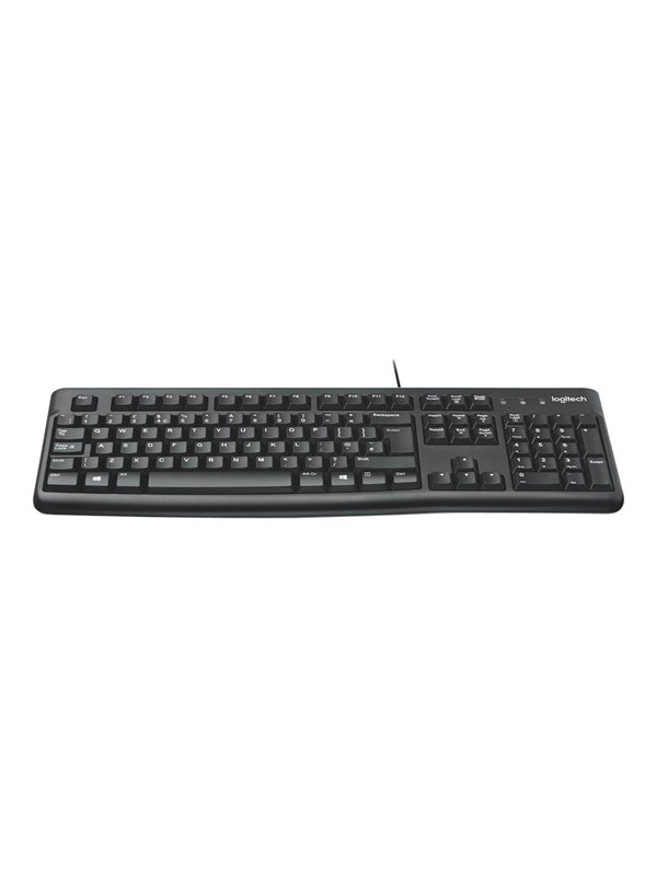 Logitech K120 - keyboard - QWERTY - Italian Input Device - Tastatur - Italiensk