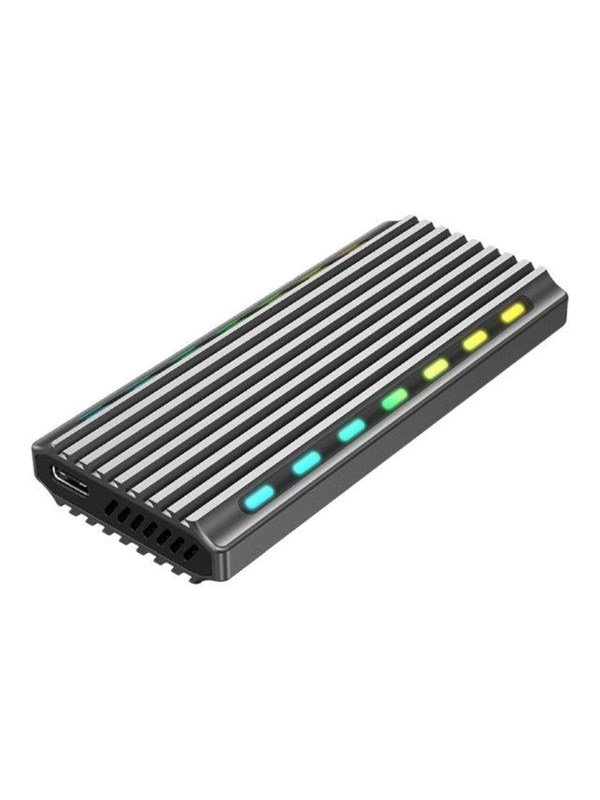 Gembird EE2280-U3C-03 - storage enclosure - M.2 Card (PCIe NVMe &amp; SATA) - USB 3.1 (Gen 2)