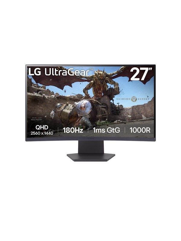 27" LG UltraGear 27GS60QC-B - 2560x1440 (QHD) - 180Hz - VA