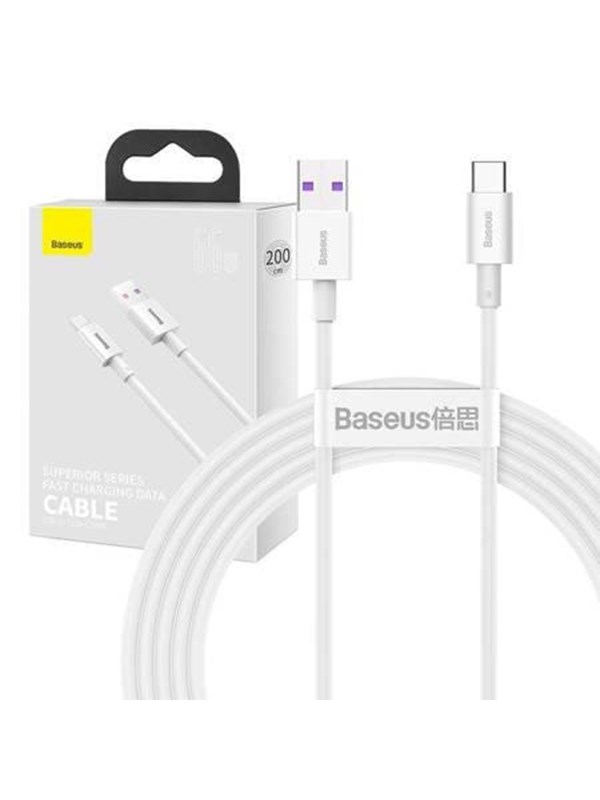 Baseus Superior Series Cable USB to USB-C 66W 2m (white)