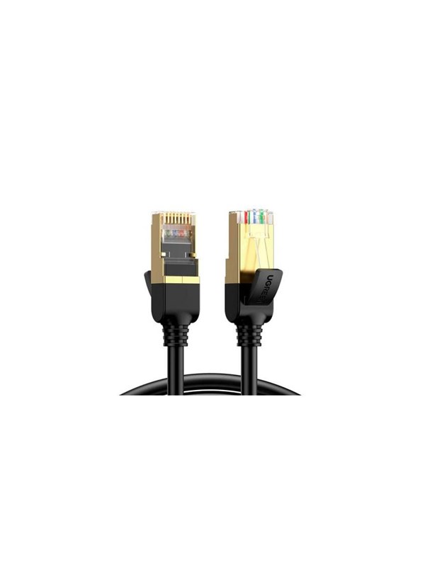 UGREEN networking cable Black 1 m Cat7 F/FTP (FFTP)v - Svart - 1meter