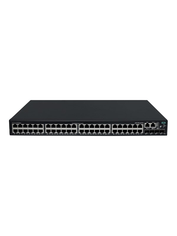 Hewlett Packard Enterprise HPE Networking Comware 2150 48p 10M/100M/1G PoE+ 4p SFP+ 1G/10G 390W