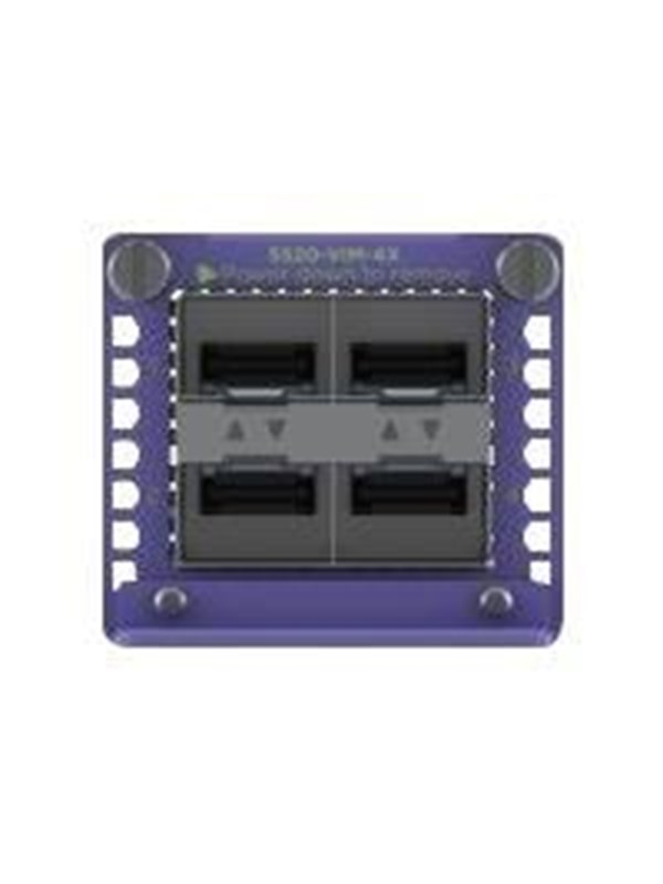 Extreme Networks Versatile Interface Module - expansion module - 10 Gigabit SFP+ x 4