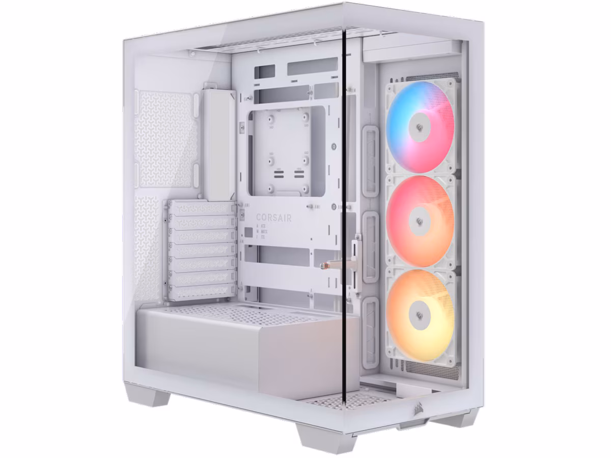 Corsair 3500X RSR ARGB White - Kabinett - Miditower - Hvit