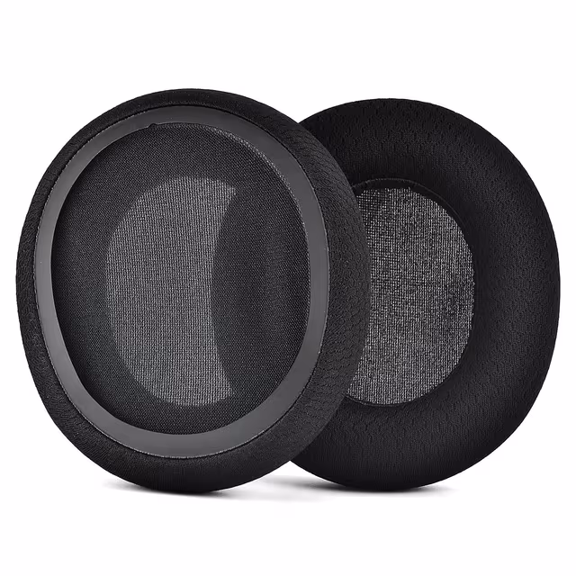 2 stk Øreputer - Kompatibel med SteelSeries Arctis Nova Pro, Nova 7, 3, 1 Sort