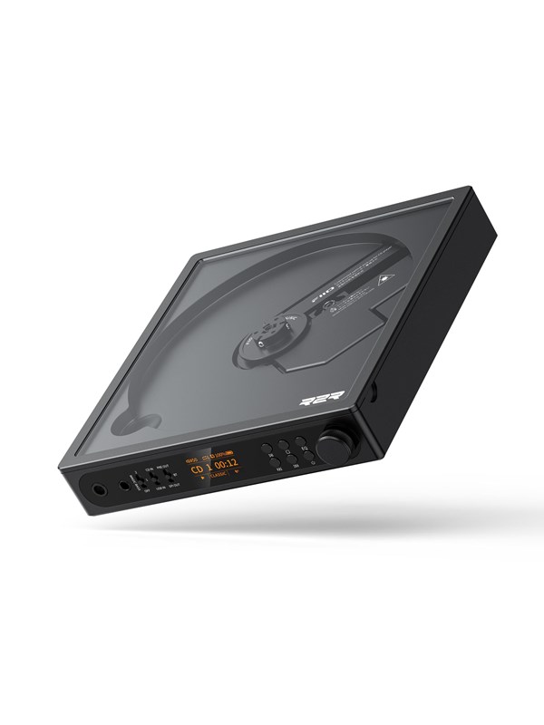 FiiO DM15 R2R - Portable CD Player - 24-Bit R2R DAC - Bluetooth - Black