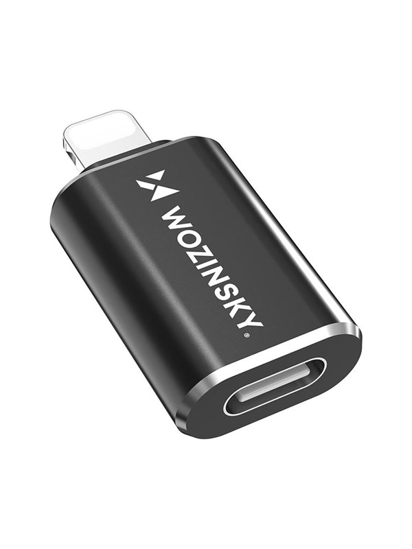 Wozinsky WALC-01 Lightning Adapter - USB-C - Black
