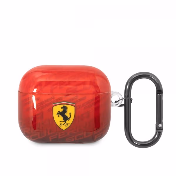 Ferrari AirPods 3 Deksel Scuderia Rød