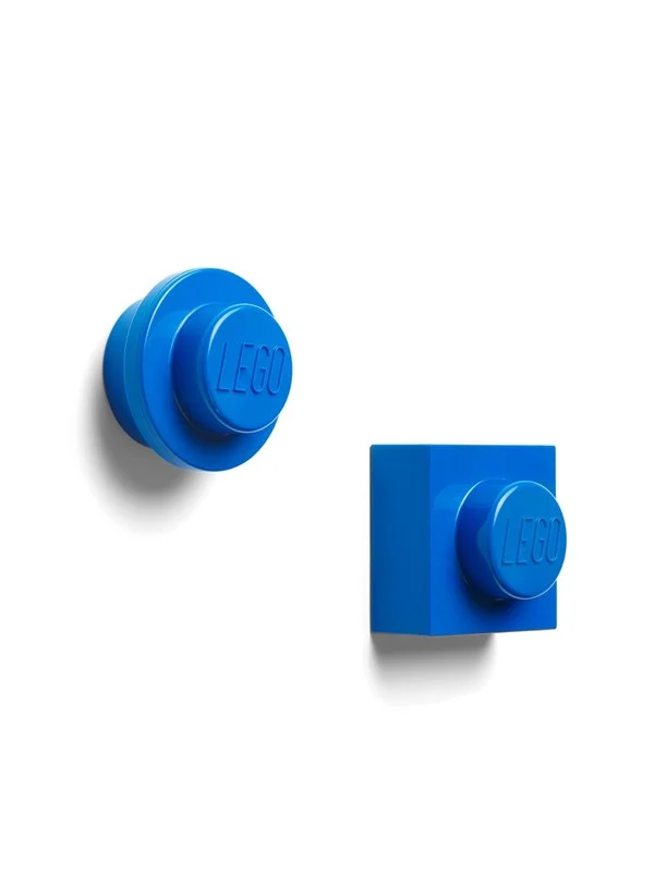 LEGO MAGNET SET ROUND AND SQUARE - BLUE