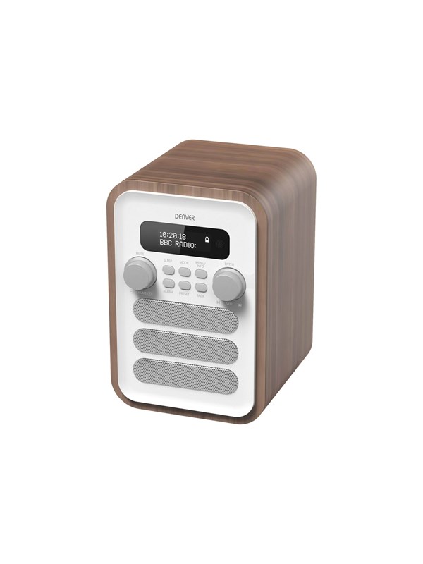 DENVER DAB-48WHITE - DAB+/FM - Hvit