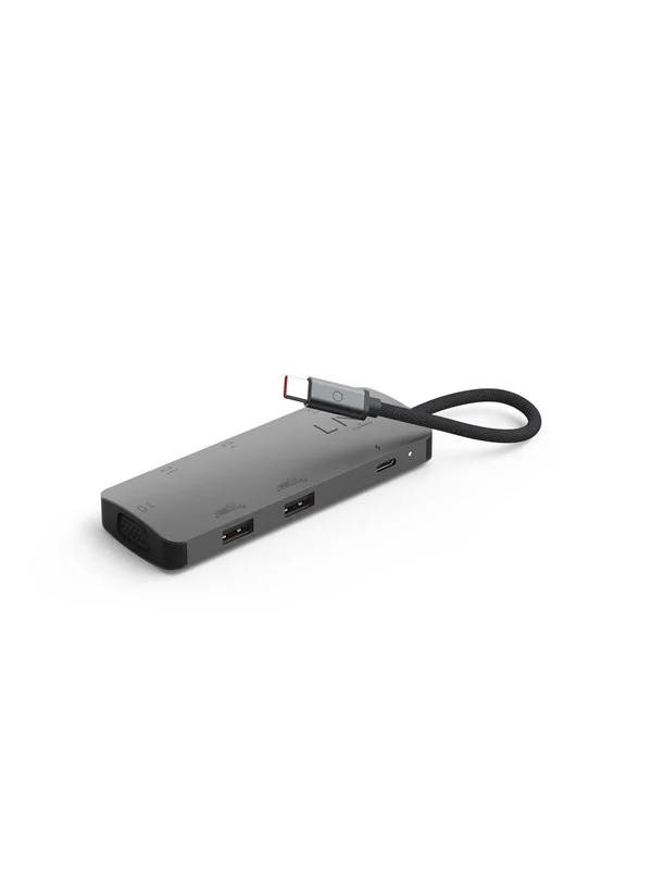 LINQ 7-in-1 Multiport Adapter Triple 4K MST (with PD)