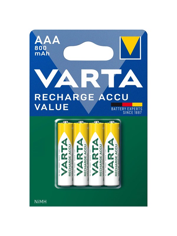 VARTA Rechargable Accu battery - 4 x AA type - NiMH