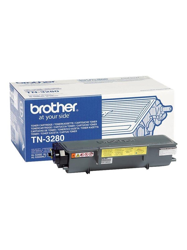 Brother TN3280 / TN 3280 Black Toner - Laser toner Svart