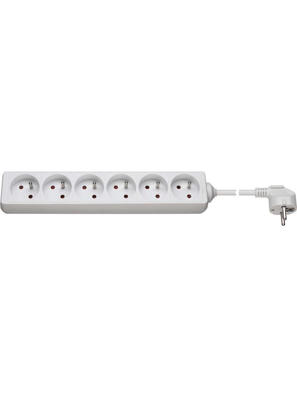 Pro Power Socket x6 - Hvit - 1.5m
