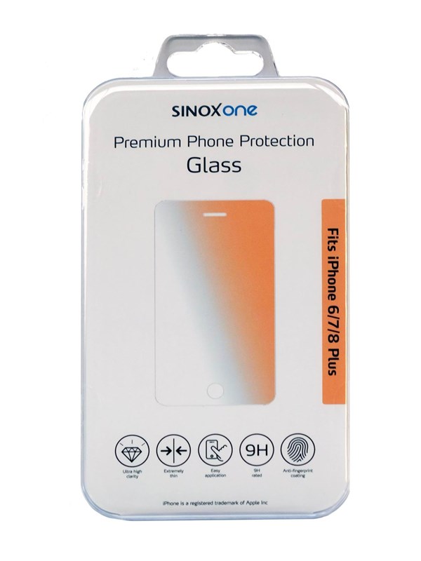 Sinox Protection Glass  iPhone 6+/7+/8+
