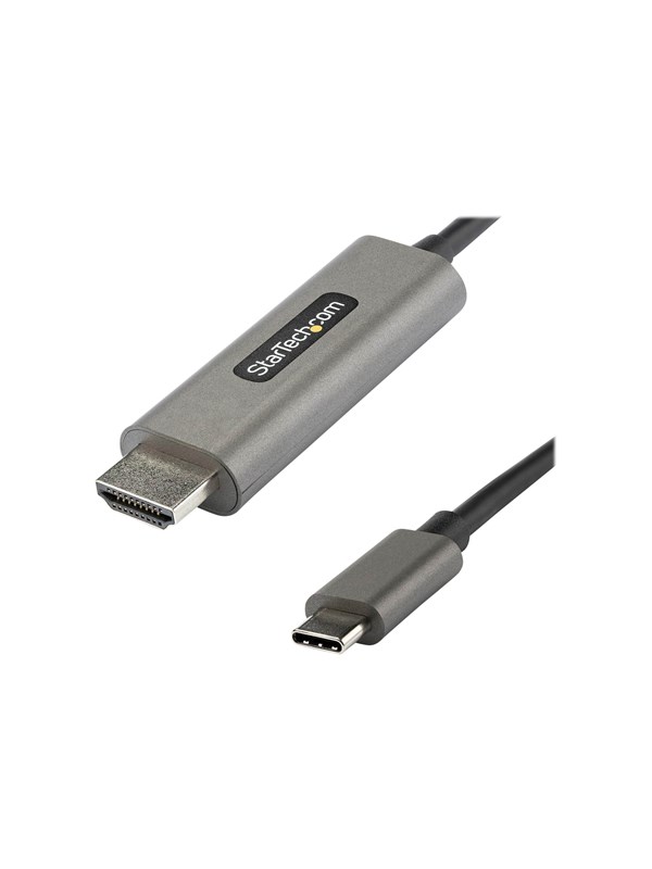StarTech.com USB C to HDMI Cable 4K 60Hz with HDR10 Ultra HD USB Type-C to 4K HDMI 2.0b Video Adapter Cable 5m