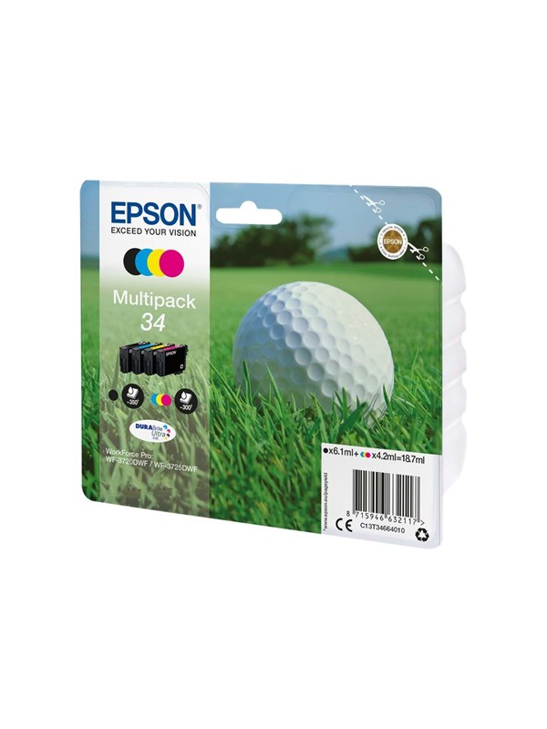 Epson 34 Multipack (Black Yellow Cyan Magenta)