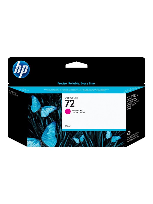 HP 72 / C9372A Magenta Ink - Blekkpatron Rød