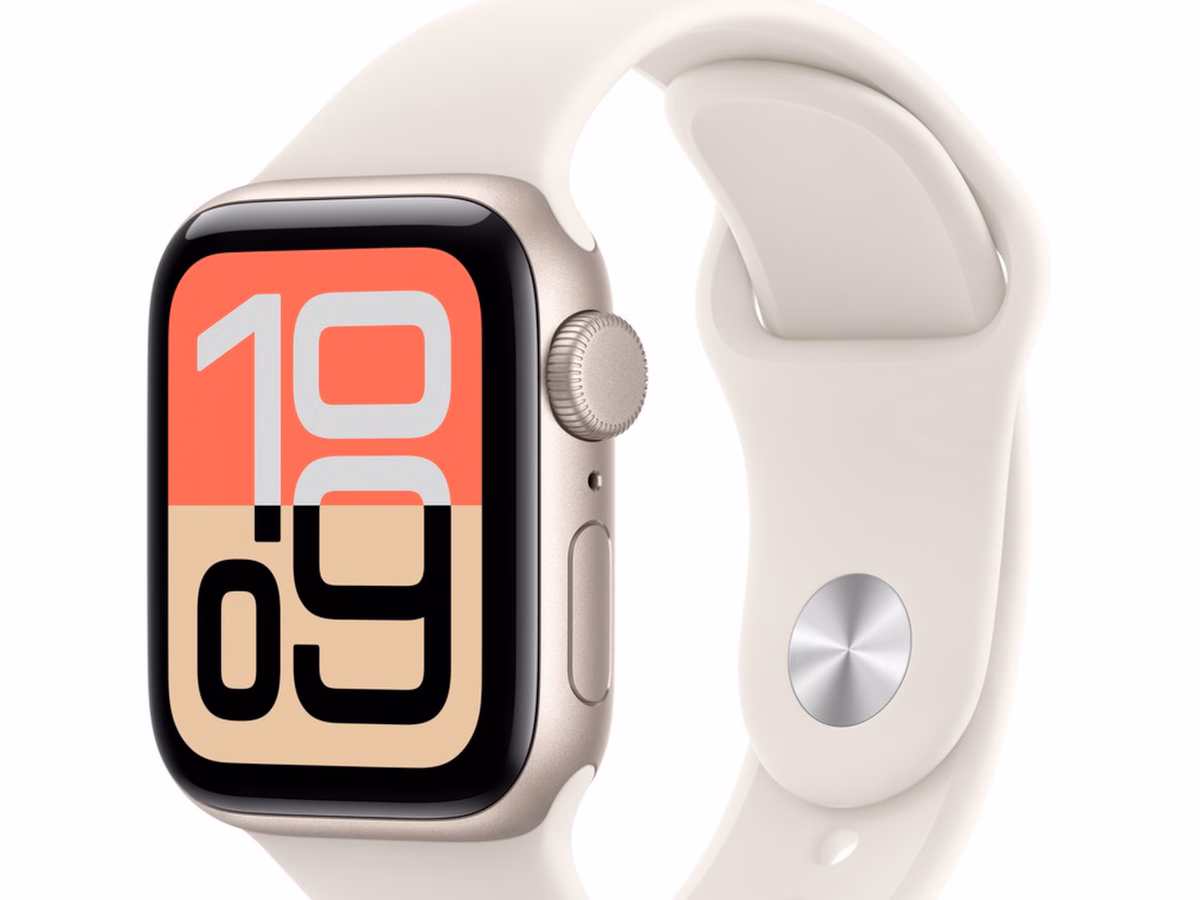 Apple Watch SE 3 GPS 40mm Starlight Aluminium Case with Starlight Sport Band - S/M