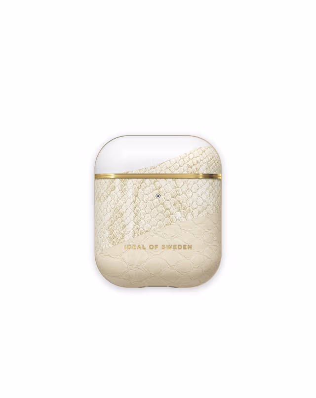 Atelier AirPods Case Cream Gold Snake