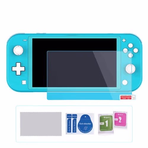 Beskyttelsesveske og skjermbeskytter til Nintendo Switch Lite Blå