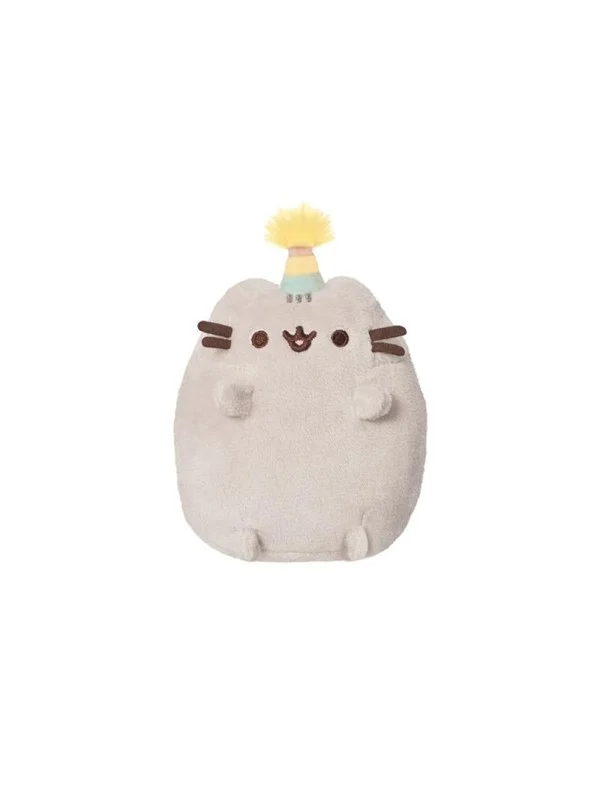 Pusheen - Plush stuffed animal in a birthday hat 12 cm
