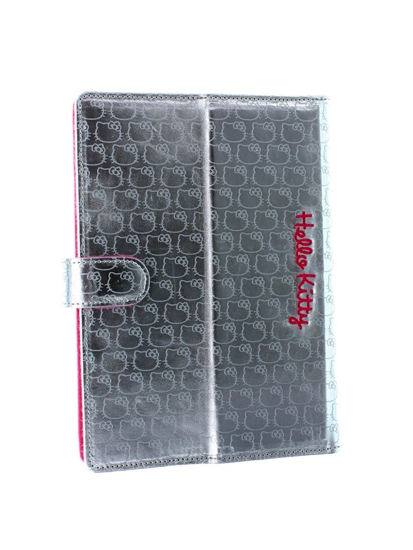 Hello Kitty Tablet Folder Silver 7-8tum Universal