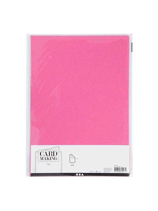 Creativ Company - Cardboard Pink A4 220g 10 pcs.