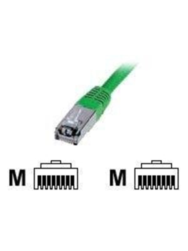 DIGITUS Premium - patch cable - 0.5 m - green - Grønn - 0.5m