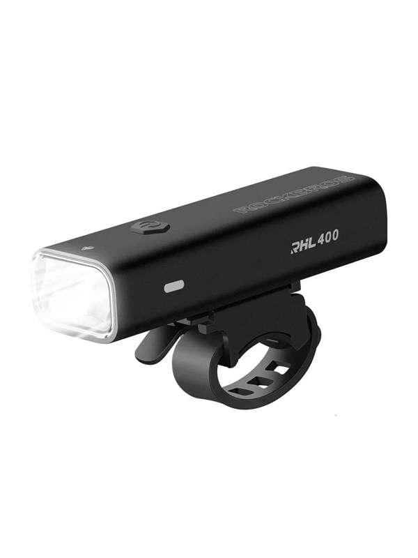 Rockbros 24310006001 Front Bike Light 400 lm + Micro USB Cable - USB-A - Black