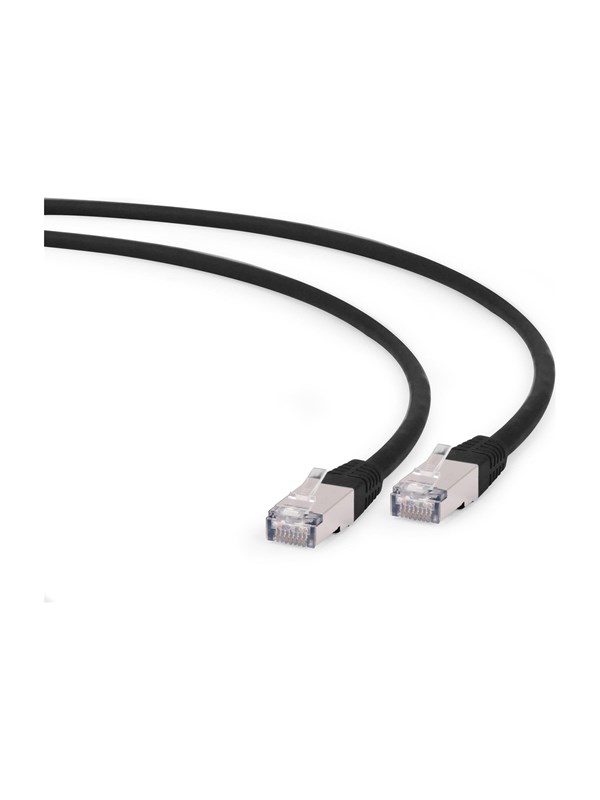 Gembird Cablexpert patch cable - 25 cm - black - Svart - 0.25m
