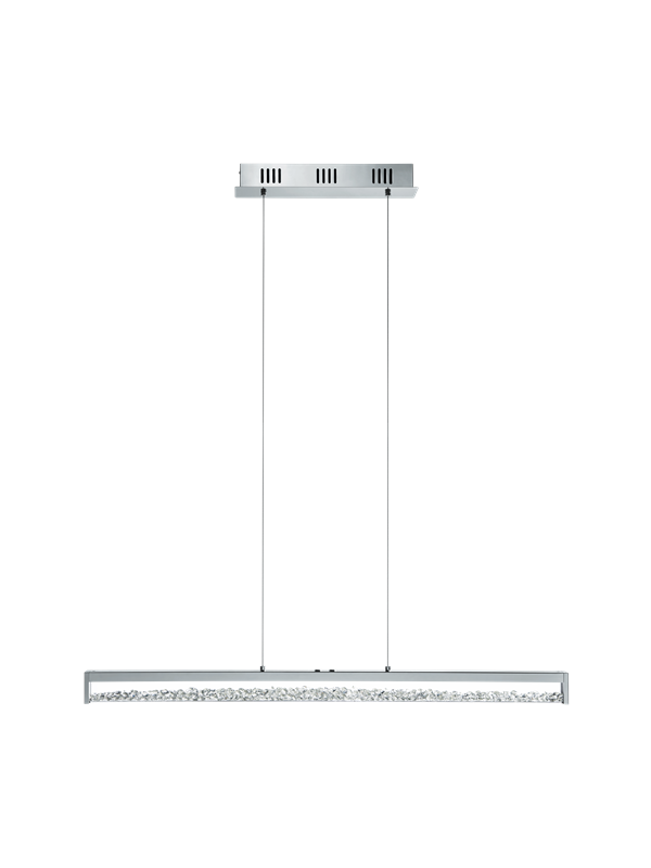 EGLO CARDITO 1 long table pendant chrome/crystal
