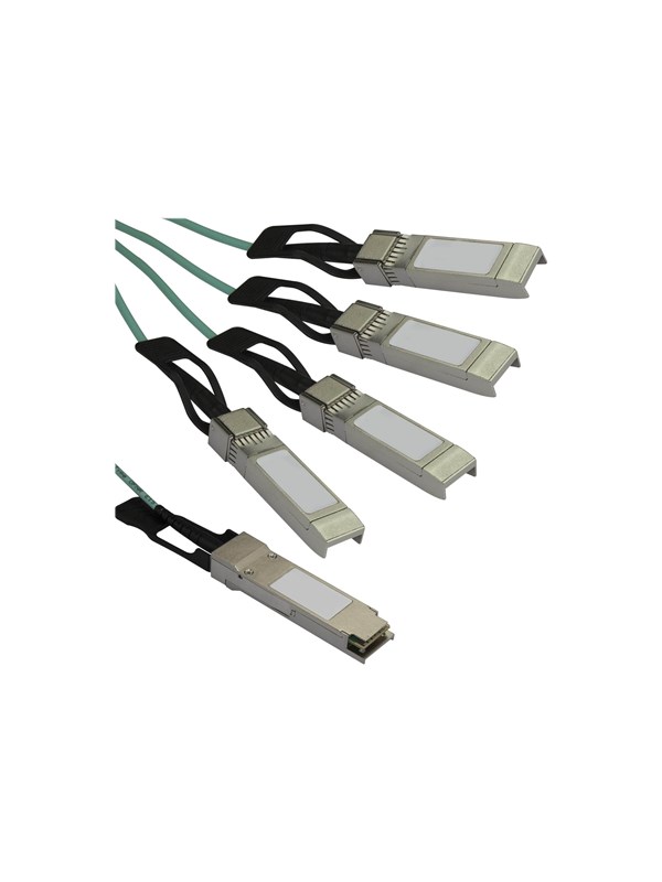 StarTech.com Cisco QSFP-4X10G-AOC7M Compatible QSFP+ Breakout Cable - 7 m - breakout cable - 7 m - black - Svart - 7m