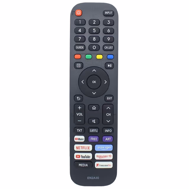 Erstatning av TV-fjernkontroll for EN2A30 for Hisense TV