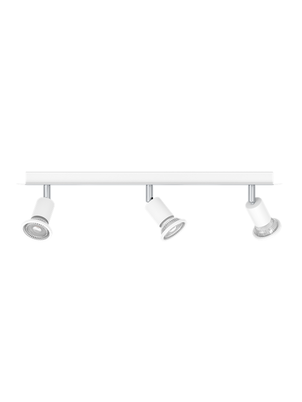 EGLO SARRIA spot rail 3L 3000K white/chrome