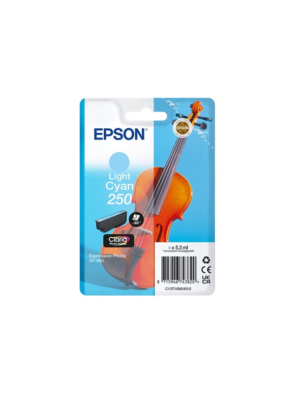 Epson 250 - light cyan - original - ink cartridge