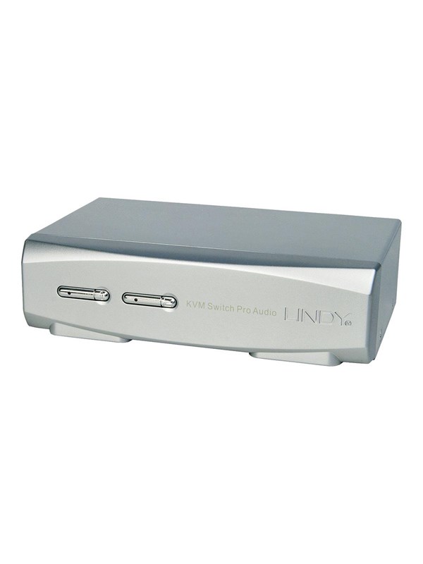 Lindy KVM Switch Pro - KVM switch - 2 ports
