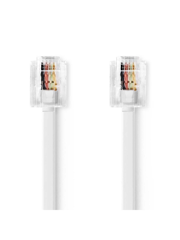 Nedis TCGL90200WT100 telephone cable