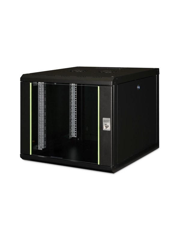 DIGITUS DN-19 09U-6/6-SW - 9U - Wall Mounting Rack Cabinet