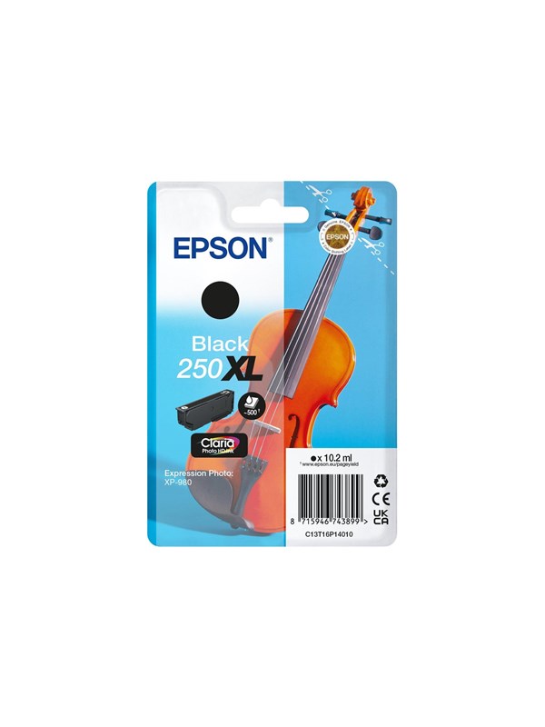 Epson 250XL - XL - black - original - ink cartridge