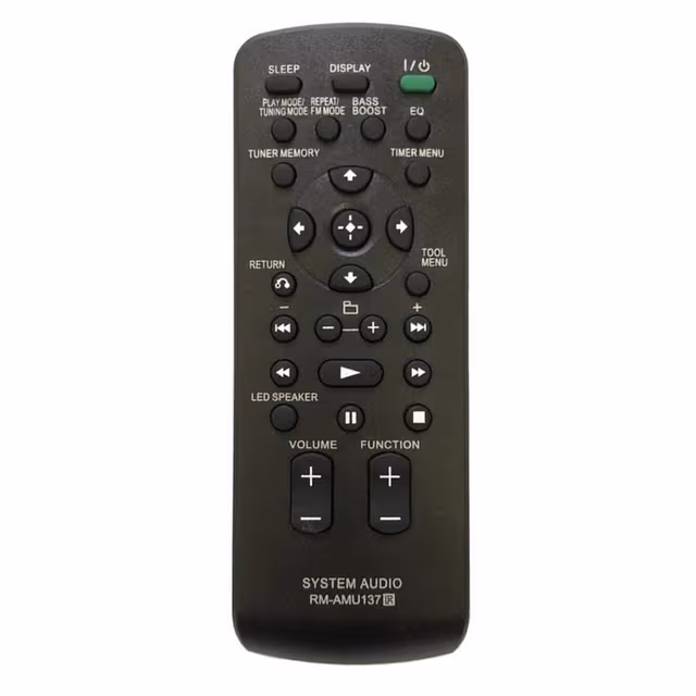 Fjernkontroll utskiftning for RM-AMU137 for Sony Audio System