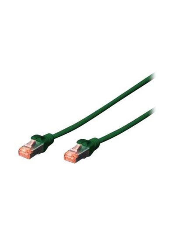 DIGITUS patch cable - 50 cm - green RAL 6016 - 0.5m