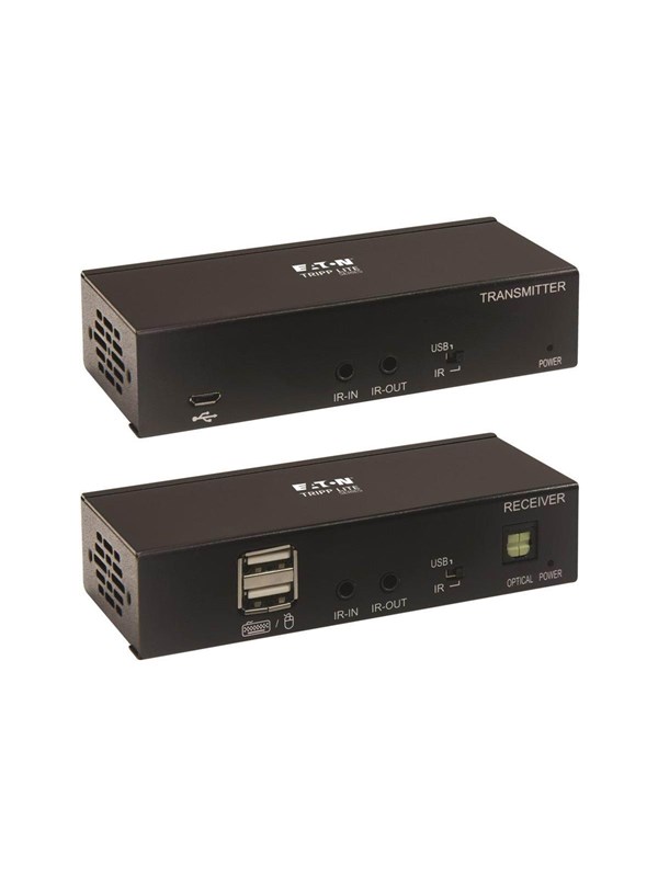 Eaton Series DisplayPort to HDMI over Cat6 Extender Kit with KVM Support 4K 60Hz 4:4:4 USB PoC HDCP 2.2 up to 230 ft. TAA