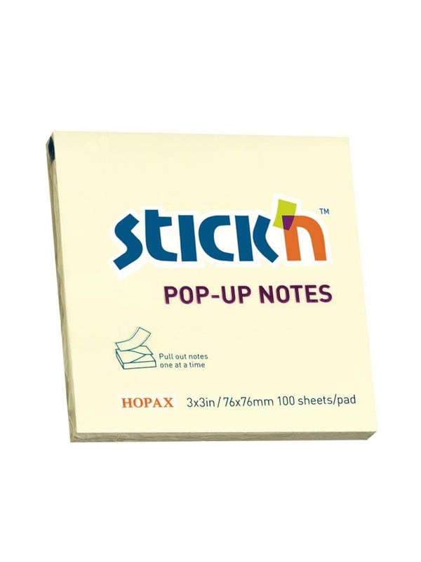 Stick'n Pop-Up - notes - 76 x 76 mm - 100 sheets